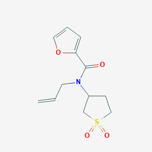 N-(1,1-dioxothiolan-3-yl)-N-prop-2-enylfuran-2-carboxamide