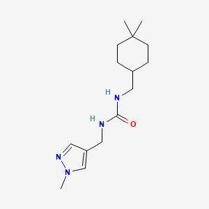 1-[(4,4-Dimethylcyclohexyl)methyl]-3-[(1-methylpyrazol-4-yl)methyl]urea