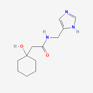 2-(1-hydroxycyclohexyl)-N-(1H-imidazol-5-ylmethyl)acetamide