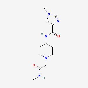 1-methyl-N-[1-[2-(methylamino)-2-oxoethyl]piperidin-4-yl]imidazole-4-carboxamide