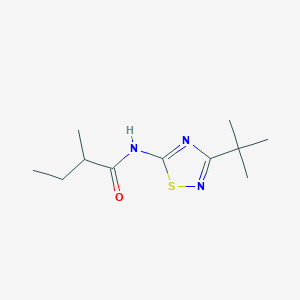 N-(3-tert-butyl-1,2,4-thiadiazol-5-yl)-2-methylbutanamide