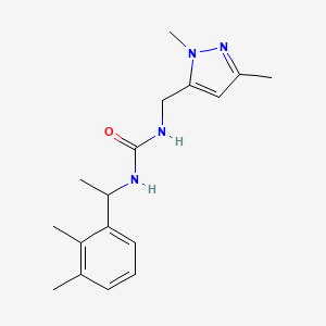 1-[1-(2,3-Dimethylphenyl)ethyl]-3-[(2,5-dimethylpyrazol-3-yl)methyl]urea