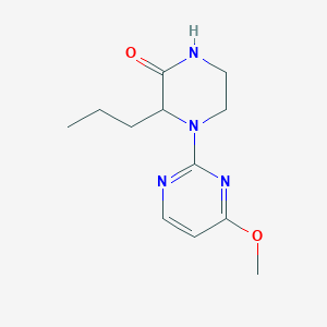 4-(4-Methoxypyrimidin-2-yl)-3-propylpiperazin-2-one