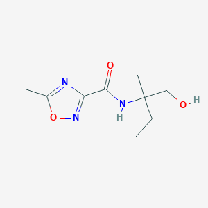 N-(1-hydroxy-2-methylbutan-2-yl)-5-methyl-1,2,4-oxadiazole-3-carboxamide