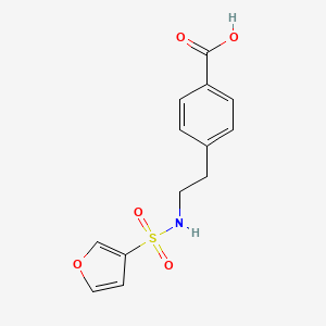 4-[2-(Furan-3-ylsulfonylamino)ethyl]benzoic acid