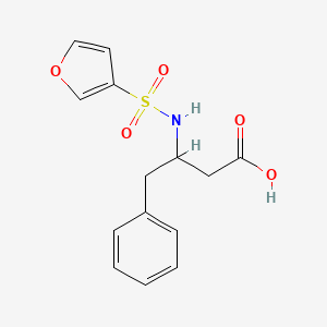 3-(Furan-3-ylsulfonylamino)-4-phenylbutanoic acid