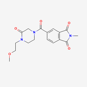 5-[4-(2-Methoxyethyl)-3-oxopiperazine-1-carbonyl]-2-methylisoindole-1,3-dione