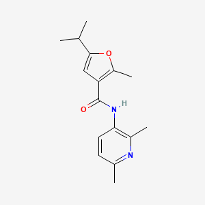 N-(2,6-dimethylpyridin-3-yl)-2-methyl-5-propan-2-ylfuran-3-carboxamide