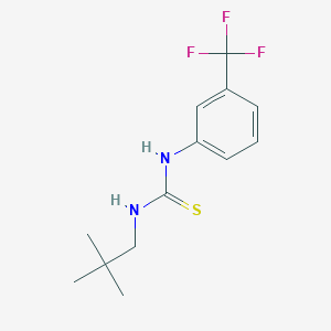 1-(2,2-Dimethylpropyl)-3-[3-(trifluoromethyl)phenyl]thiourea