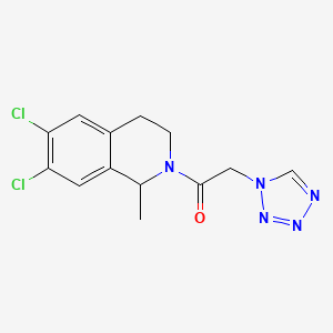 1-(6,7-dichloro-1-methyl-3,4-dihydro-1H-isoquinolin-2-yl)-2-(tetrazol-1-yl)ethanone