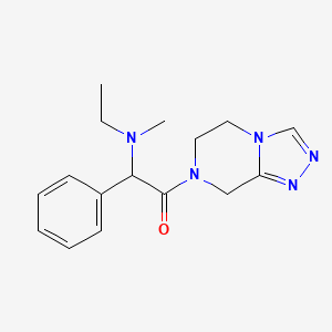 1-(6,8-dihydro-5H-[1,2,4]triazolo[4,3-a]pyrazin-7-yl)-2-[ethyl(methyl)amino]-2-phenylethanone