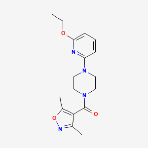 (3,5-Dimethyl-1,2-oxazol-4-yl)-[4-(6-ethoxypyridin-2-yl)piperazin-1-yl]methanone