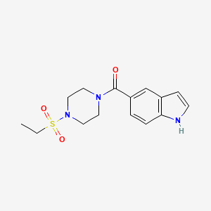 (4-ethylsulfonylpiperazin-1-yl)-(1H-indol-5-yl)methanone