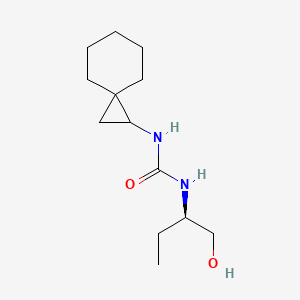 1-[(2R)-1-hydroxybutan-2-yl]-3-spiro[2.5]octan-2-ylurea