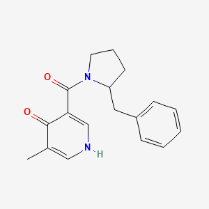 3-(2-benzylpyrrolidine-1-carbonyl)-5-methyl-1H-pyridin-4-one