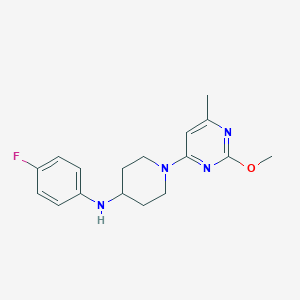 N-(4-fluorophenyl)-1-(2-methoxy-6-methylpyrimidin-4-yl)piperidin-4-amine