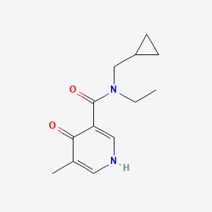 N-(cyclopropylmethyl)-N-ethyl-5-methyl-4-oxo-1H-pyridine-3-carboxamide