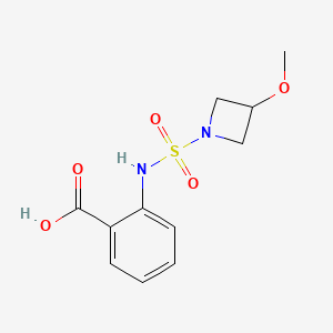 2-[(3-Methoxyazetidin-1-yl)sulfonylamino]benzoic acid