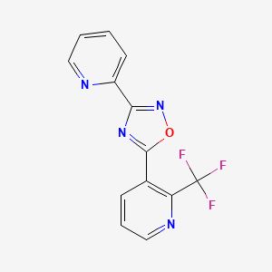 3-Pyridin-2-yl-5-[2-(trifluoromethyl)pyridin-3-yl]-1,2,4-oxadiazole