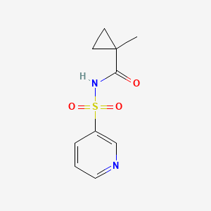 1-methyl-N-pyridin-3-ylsulfonylcyclopropane-1-carboxamide