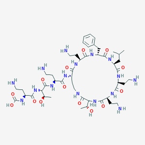 molecular formula C48H82N16O14 B074138 多粘菌素 CAS No. 1406-11-7