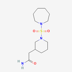 2-[1-(Azepan-1-ylsulfonyl)piperidin-3-yl]acetamide