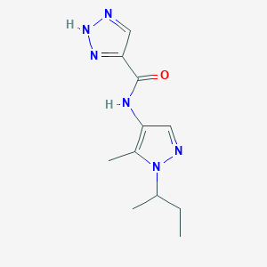 N-(1-butan-2-yl-5-methylpyrazol-4-yl)-2H-triazole-4-carboxamide