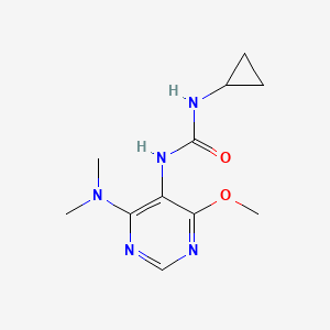 1-Cyclopropyl-3-[4-(dimethylamino)-6-methoxypyrimidin-5-yl]urea