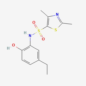 N-(5-ethyl-2-hydroxyphenyl)-2,4-dimethyl-1,3-thiazole-5-sulfonamide