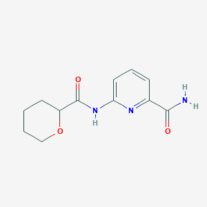 6-(Oxane-2-carbonylamino)pyridine-2-carboxamide