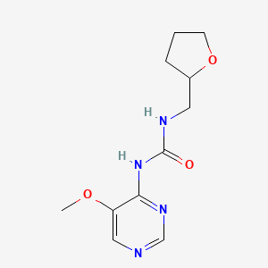 1-(5-Methoxypyrimidin-4-yl)-3-(oxolan-2-ylmethyl)urea