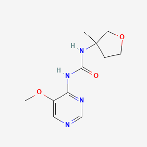 1-(5-Methoxypyrimidin-4-yl)-3-(3-methyloxolan-3-yl)urea