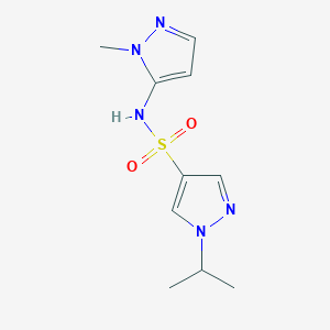 N-(2-methylpyrazol-3-yl)-1-propan-2-ylpyrazole-4-sulfonamide