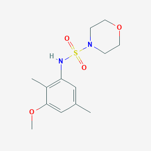 molecular formula C13H20N2O4S B7414578 N-(3-methoxy-2,5-dimethylphenyl)morpholine-4-sulfonamide 