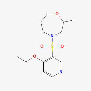 4-(4-Ethoxypyridin-3-yl)sulfonyl-2-methyl-1,4-oxazepane