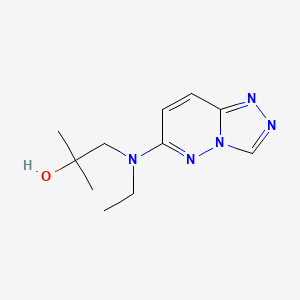 1-[Ethyl([1,2,4]triazolo[4,3-b]pyridazin-6-yl)amino]-2-methylpropan-2-ol