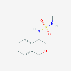 N-(methylsulfamoyl)-3,4-dihydro-1H-isochromen-4-amine