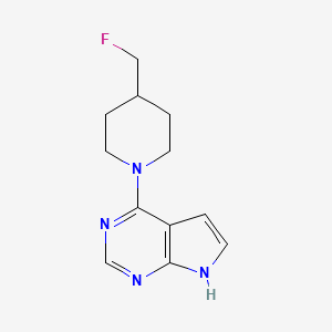 4-(fluoromethyl)-1-{7H-pyrrolo[2,3-d]pyrimidin-4-yl}piperidine