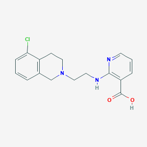 2-[2-(5-chloro-3,4-dihydro-1H-isoquinolin-2-yl)ethylamino]pyridine-3-carboxylic acid