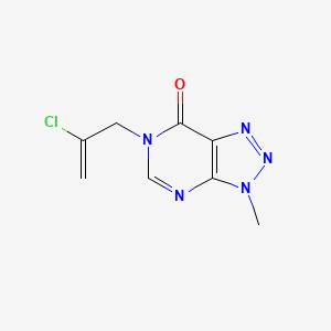 6-(2-Chloroprop-2-enyl)-3-methyltriazolo[4,5-d]pyrimidin-7-one