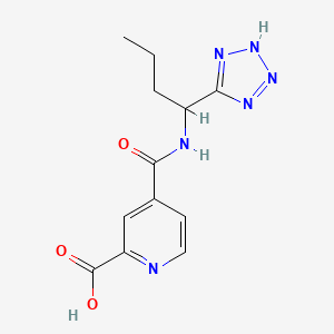 4-[1-(2H-tetrazol-5-yl)butylcarbamoyl]pyridine-2-carboxylic acid