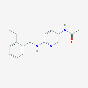 N-[6-[(2-ethylphenyl)methylamino]pyridin-3-yl]acetamide