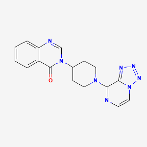 3-[1-(Tetrazolo[1,5-a]pyrazin-8-yl)piperidin-4-yl]quinazolin-4-one