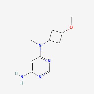 4-N-(3-methoxycyclobutyl)-4-N-methylpyrimidine-4,6-diamine