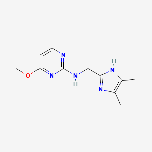 N-[(4,5-dimethyl-1H-imidazol-2-yl)methyl]-4-methoxypyrimidin-2-amine