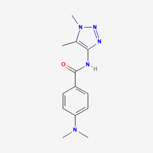 4-(dimethylamino)-N-(1,5-dimethyltriazol-4-yl)benzamide