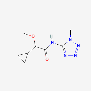 2-cyclopropyl-2-methoxy-N-(1-methyltetrazol-5-yl)acetamide