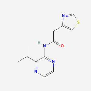 N-(3-propan-2-ylpyrazin-2-yl)-2-(1,3-thiazol-4-yl)acetamide