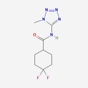 4,4-difluoro-N-(1-methyltetrazol-5-yl)cyclohexane-1-carboxamide