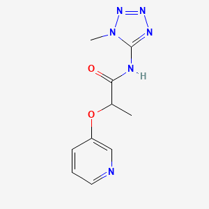 N-(1-methyltetrazol-5-yl)-2-pyridin-3-yloxypropanamide